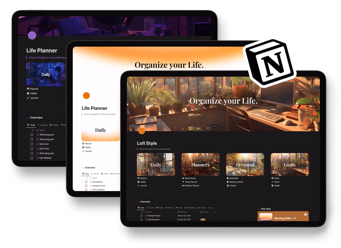 89-Selling Aesthetic Notion Templates